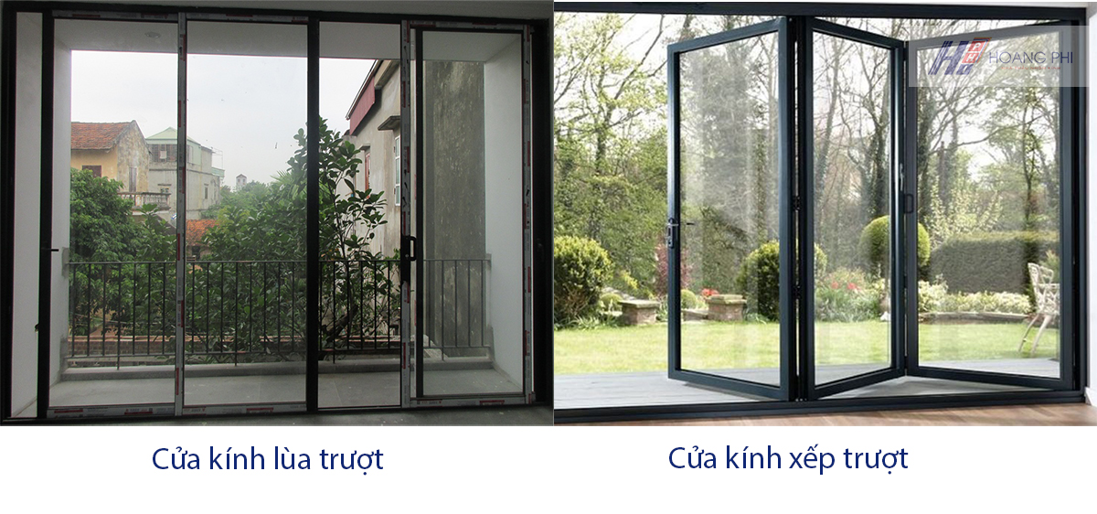 Báo giá cửa kính lùa và cửa xếp trượt 2021 cua kinh lua truot vs cua kinh xep truot - Báo giá cửa kính lùa và cửa xếp trượt 2021