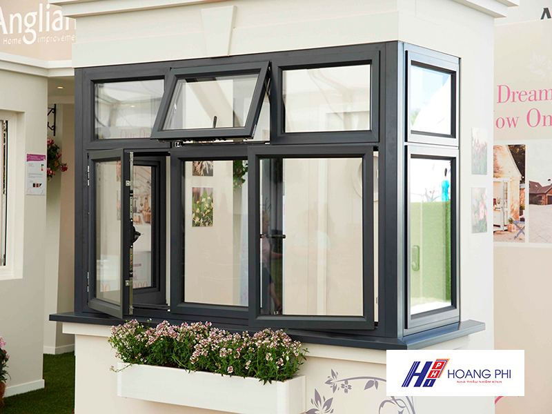 50+ mẫu cửa nhôm Xingfa (mở quay, xếp trượt, lùa) cua so xingfa mo quay 3 canh 2 - 50+ mẫu cửa nhôm Xingfa (mở quay, xếp trượt, lùa)